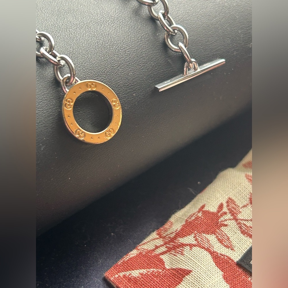 /traded/🔥 Gucci 18K & Steel ‘Icon’ Link Bracelet - Picture 9 of 16